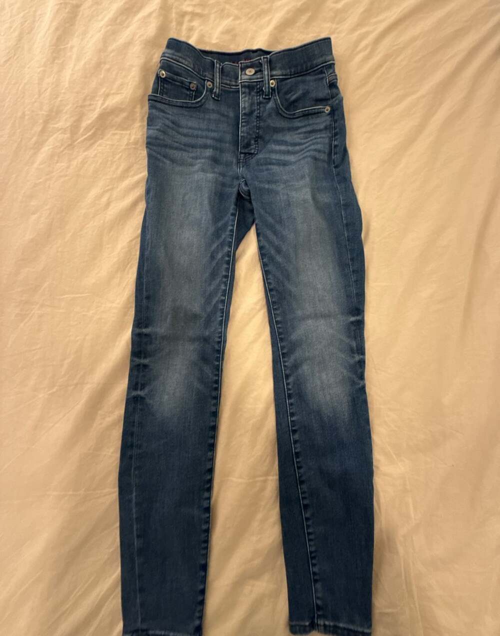 Lucky Brand Bridgette High Rise Skinny Jeans Medium Wash Size 2/26 R